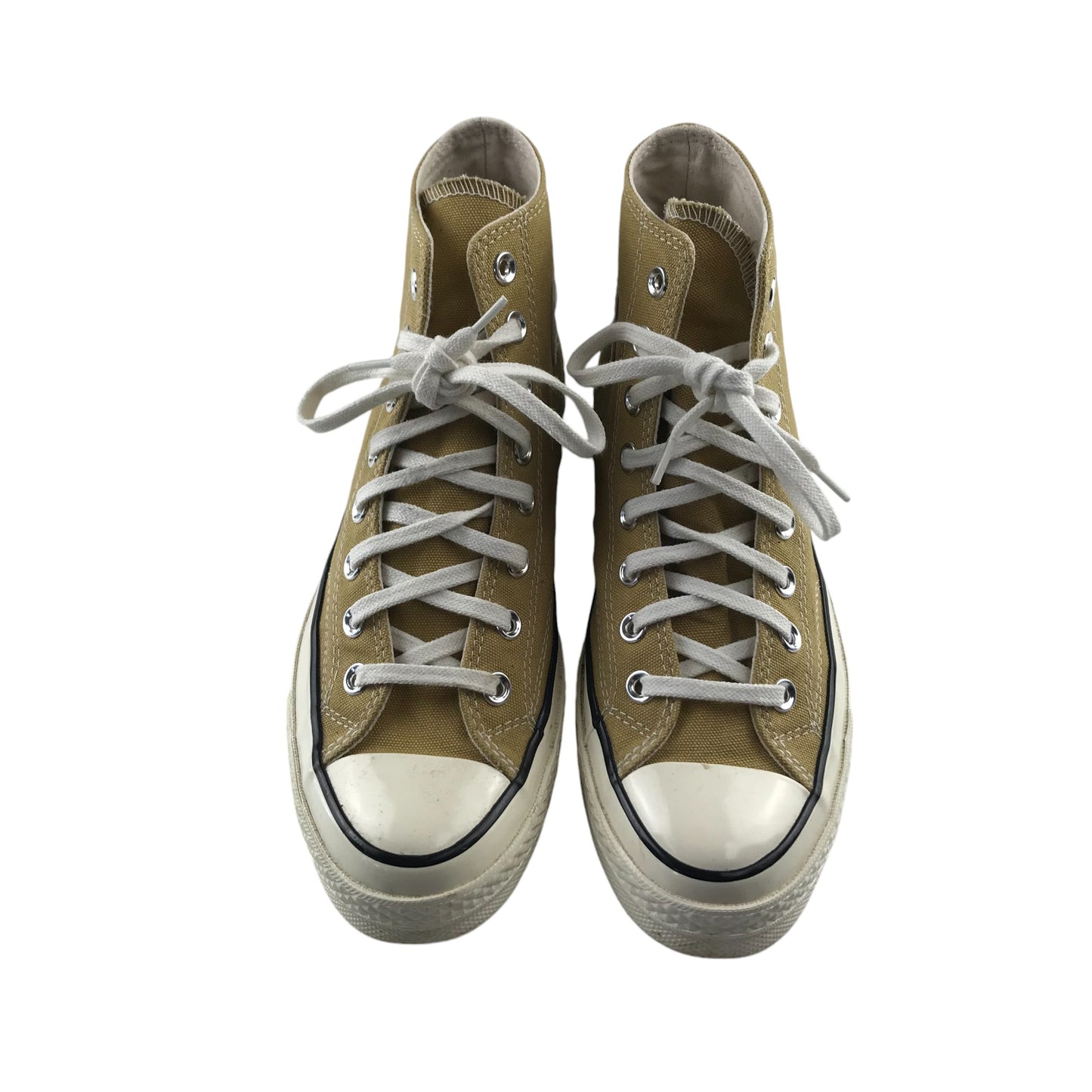 Converse All Star Chuck Taylor trainers shoe size UK 6.5 brownish khaki colour high tops shoes