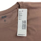 Uniqlo t-shirt womens size L light brown cropped plain