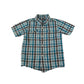 M&Co shirt 4-5 years white light blue checked cotton