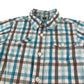 M&Co shirt 4-5 years white light blue checked cotton