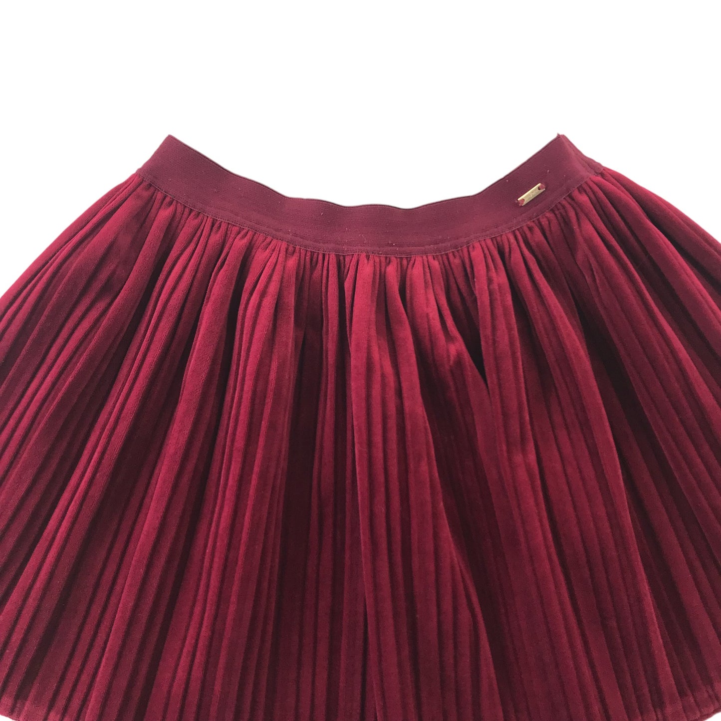 Mayoral Skirt Age 9 Burgundy Velvet Circle