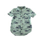 Joules shirt 5-6 years mint green shark print cotton