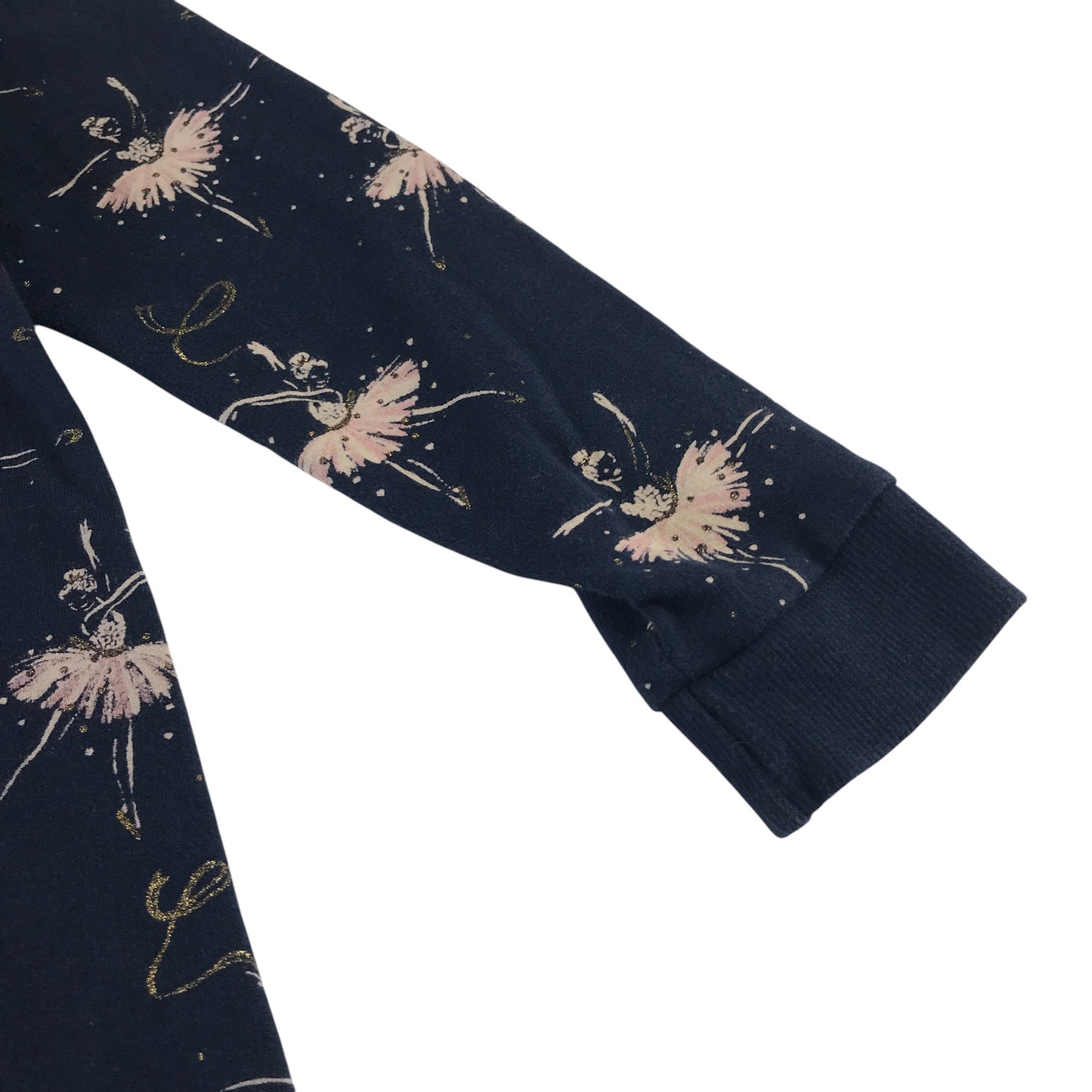 Lulurain dress 5-6 years navy ballerina long sleeve jersey
