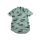 Joules shirt 5-6 years mint green shark print cotton