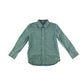 Mini Boden shirt 5-6 years green blue and white checked patterned design cotton