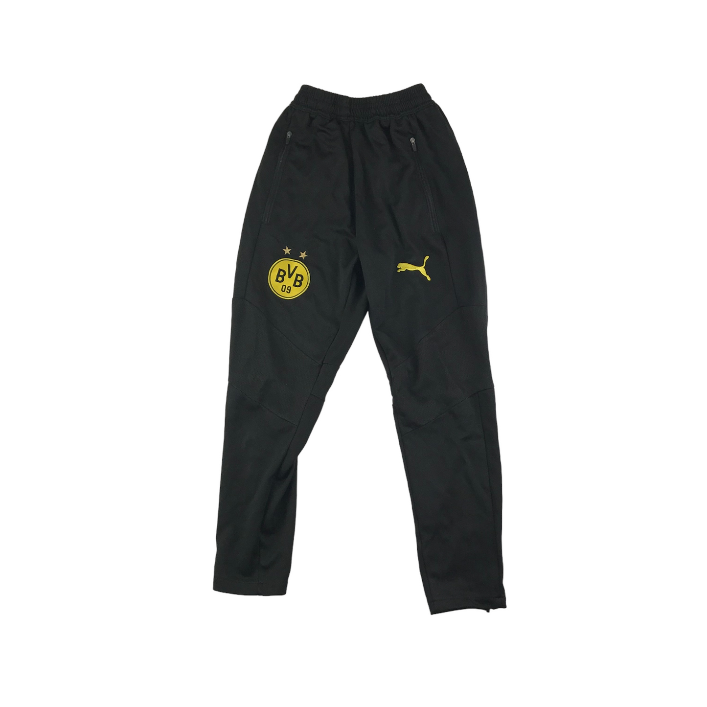 Puma Borussia Dortmund Joggers Age 7-8 Black with pockets