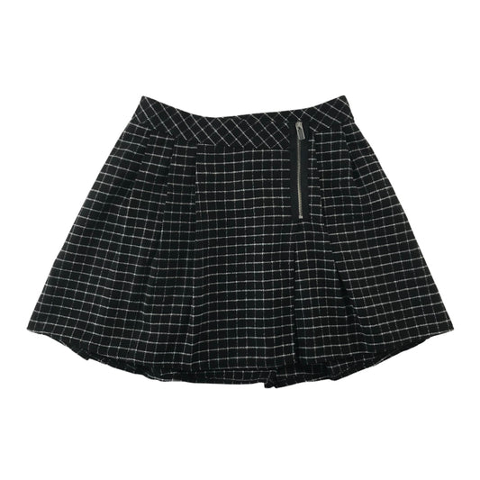 George Skirt Age 11 Black and White Checked Pattern with Pleats