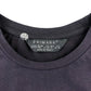 Primark t-shirt women size 4-6 navy over sized Malibu crop top