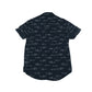 Primark shirt 7-8 years navy shark print design cotton
