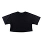 Primark t-shirt women size 4-6 navy over sized Malibu crop top