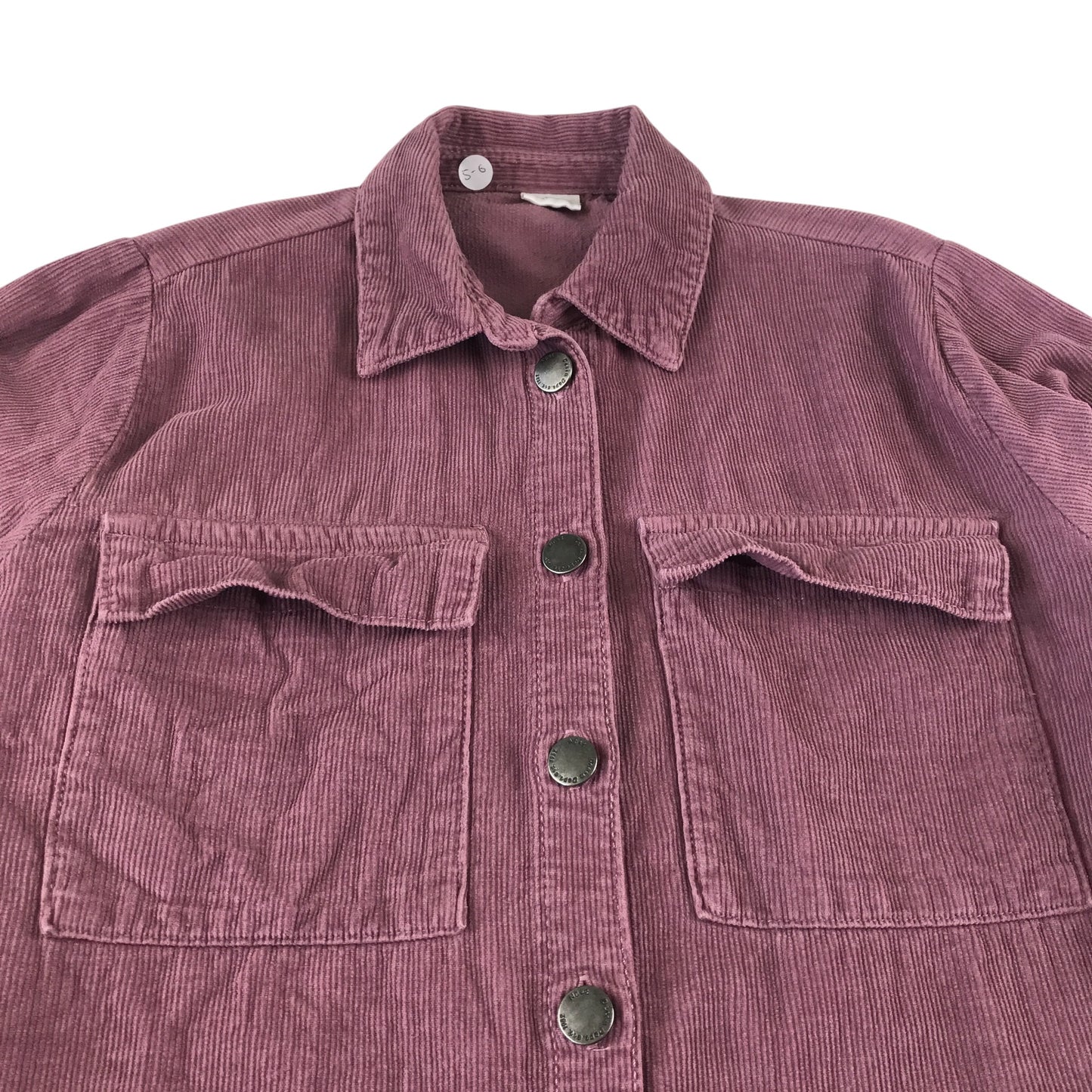 Next dress 6 years pink corduroy shirt dress long sleeve cotton