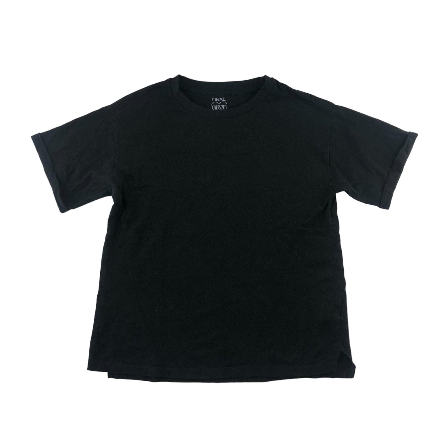 Next t-shirt 9-10 years black plain oversized top