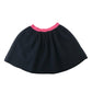 Monsoon Skirt Age 11 Navy with Pink Waist Band and Quilted Jersey Pattern
