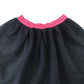 Monsoon Skirt Age 11 Navy with Pink Waist Band and Quilted Jersey Pattern