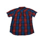Saltrock shirt 9-10 years red and blue checked design pattern cotton