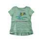 Tu t-shirt 5-6 years mint green sequin dolphin cotton