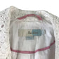 Boden blazer women's size 10 white embroidered cotton