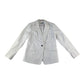 Boden blazer women's size 10 white embroidered cotton