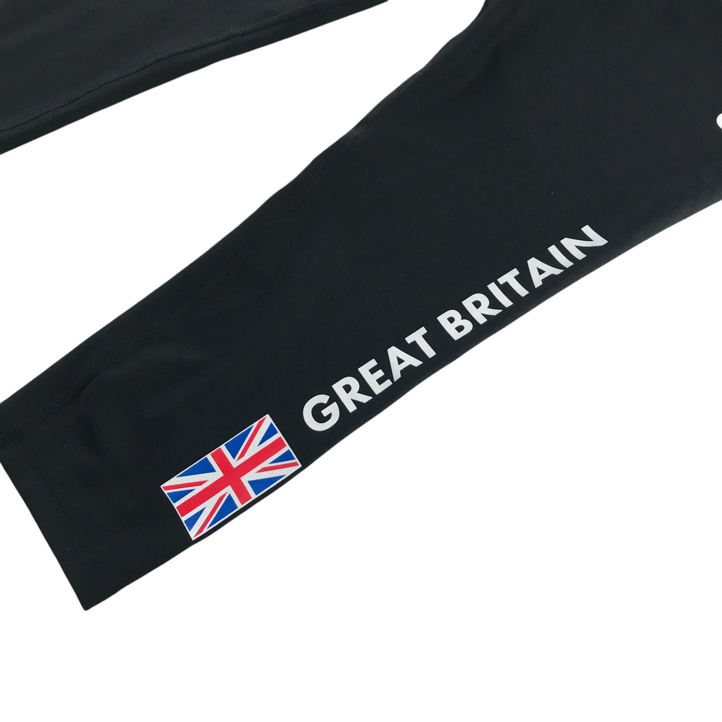 Nike Great Britain sport leggings women size M black British shooting team tight fit 3/4 legs