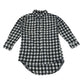 Matalan dress 8 years black and white checked shirt dress with sparkles