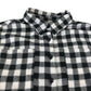 Matalan dress 8 years black and white checked shirt dress with sparkles