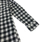 Matalan dress 8 years black and white checked shirt dress with sparkles