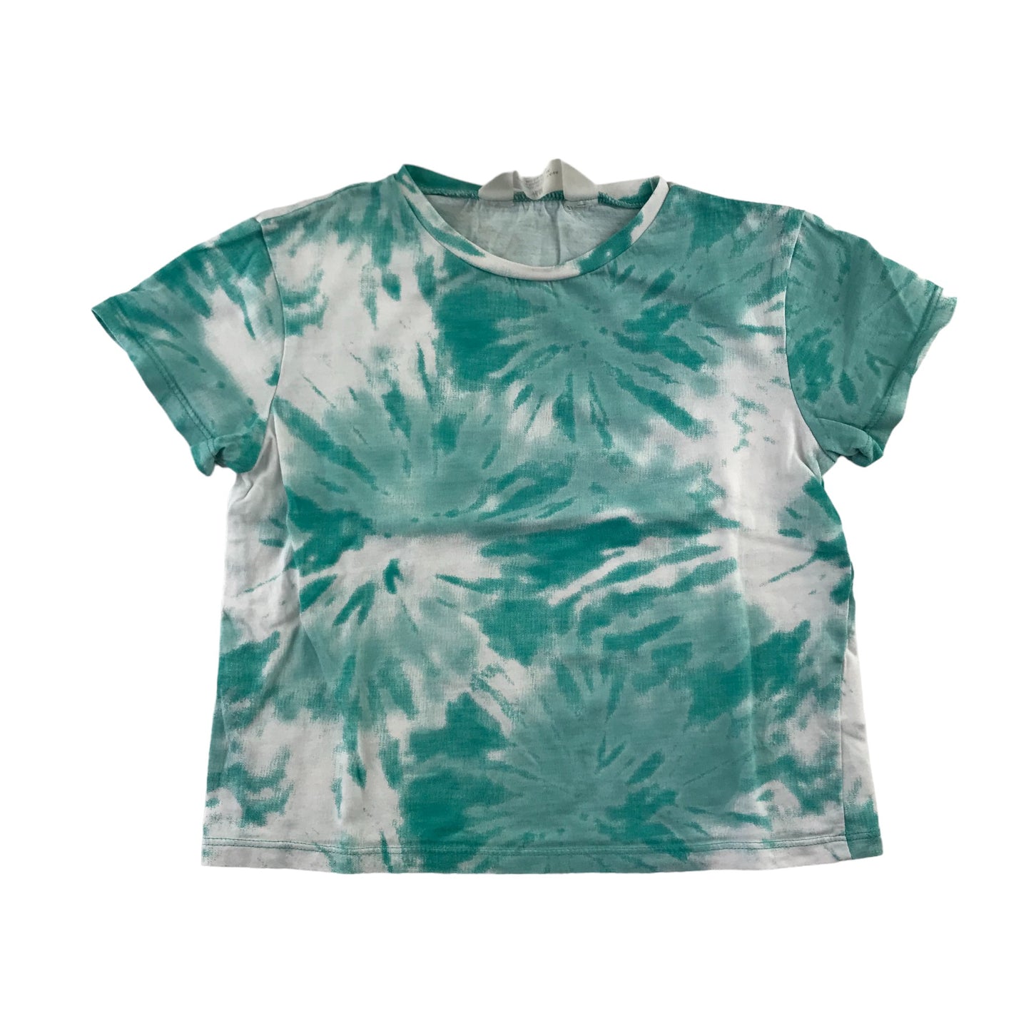 H&M t-shirt 5-6 years mint and white tie dye short sleeve