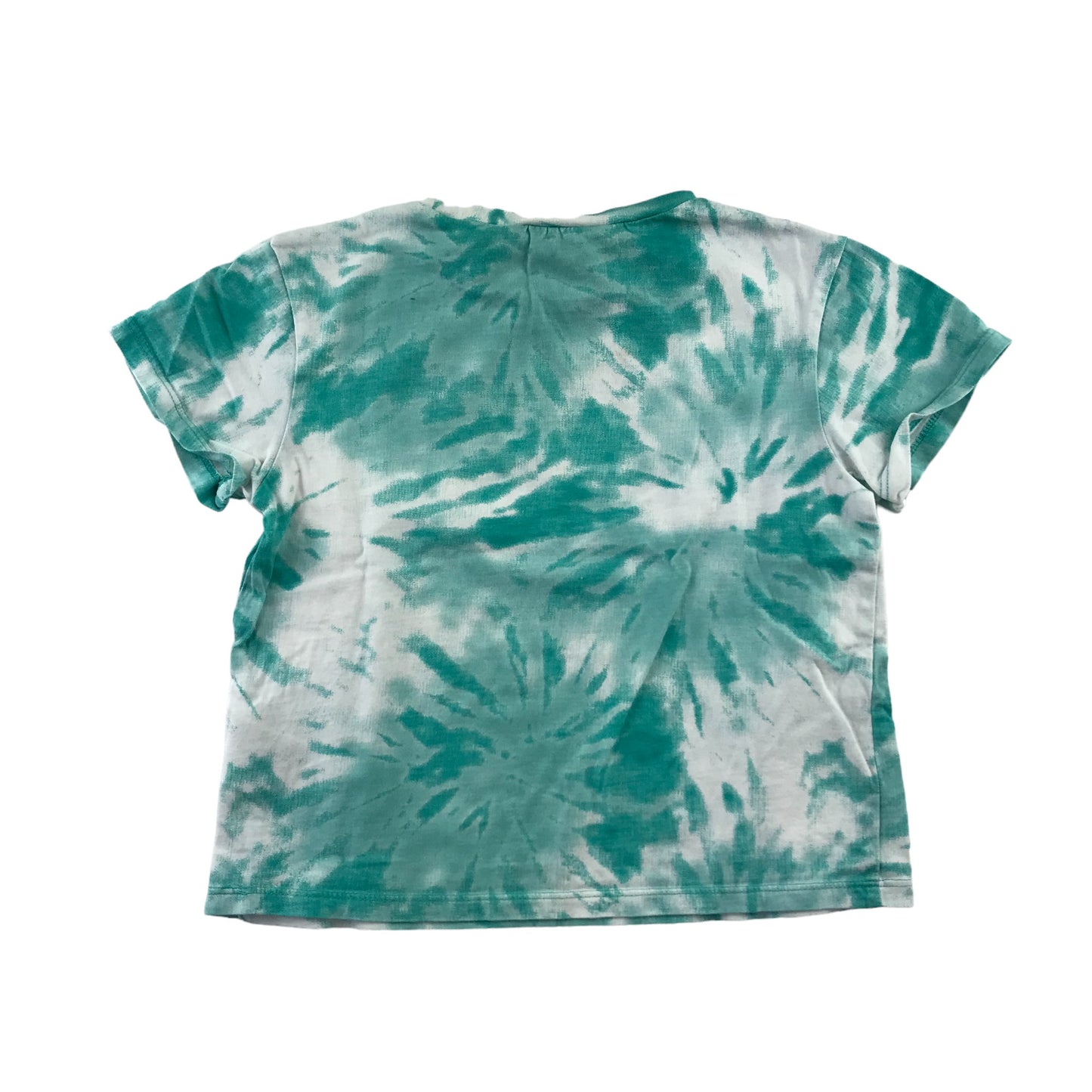 H&M t-shirt 5-6 years mint and white tie dye short sleeve