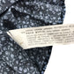 Zara dress 8 years black and blue floral print pleated folding dress