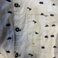 Tu shirt 5-6 years light blue short sleeve dinosaur printed button up cotton