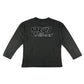 Zara t-shirt 11-12 years charcoal grey Naruto Shippuden long sleeve cotton