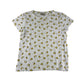 Pull & Bear t-shirt women size S white celestial short sleeve