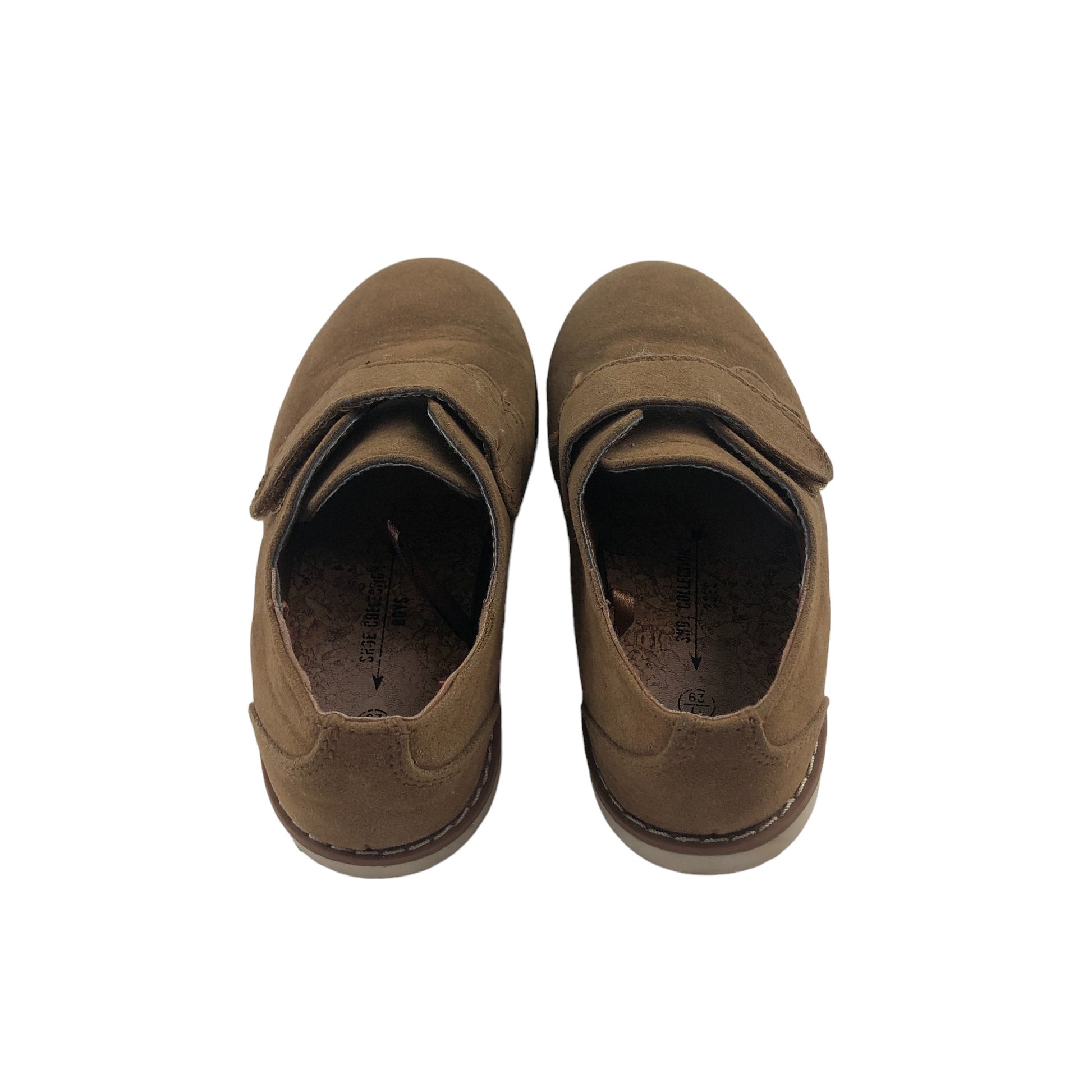 Matalan Shoes Shoe Shoe Size 11 Junior Brown with Hoop and Loop