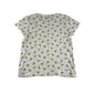 Pull & Bear t-shirt women size S white celestial short sleeve