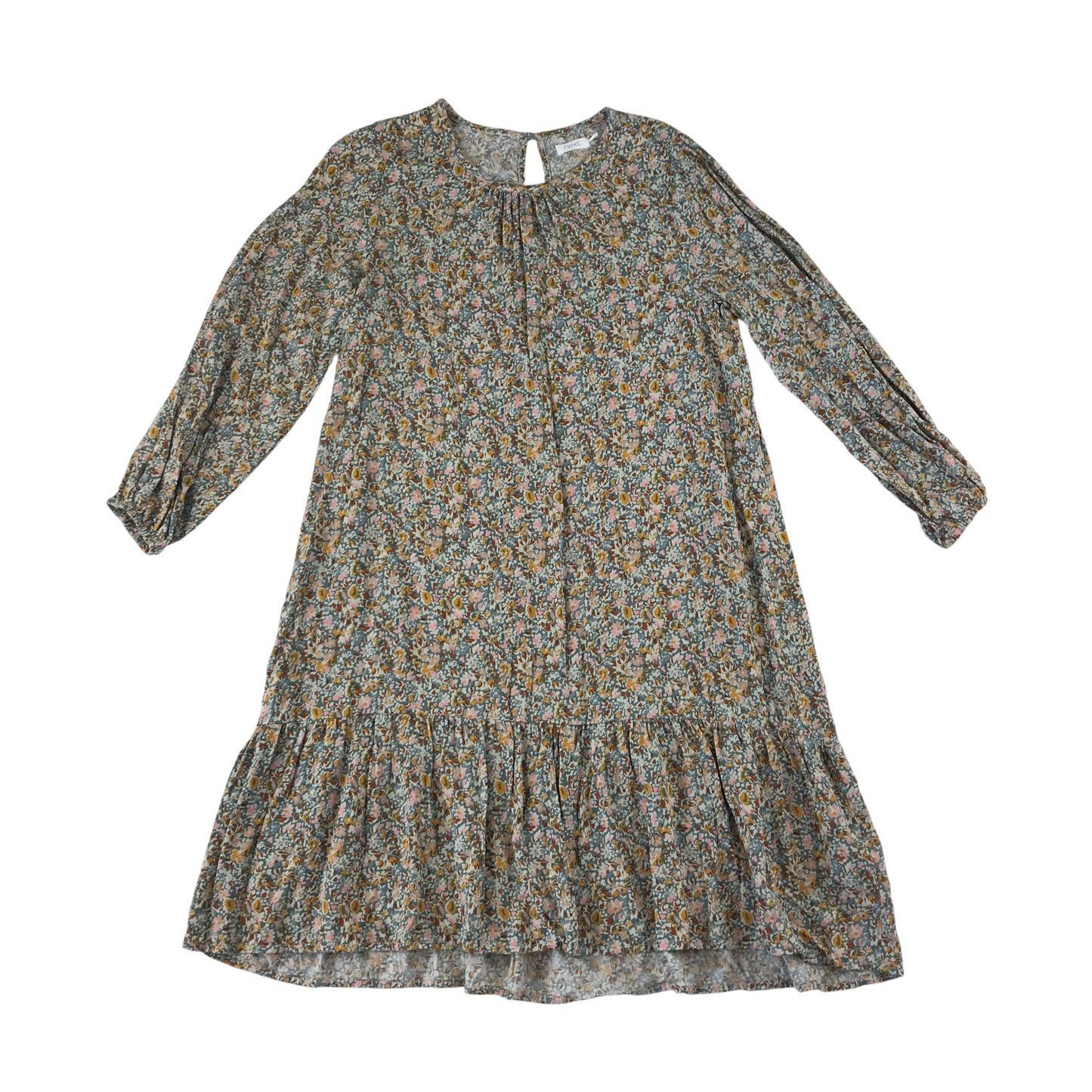 Mantaray dress 9 years multicolour floral print A-line long sleeve