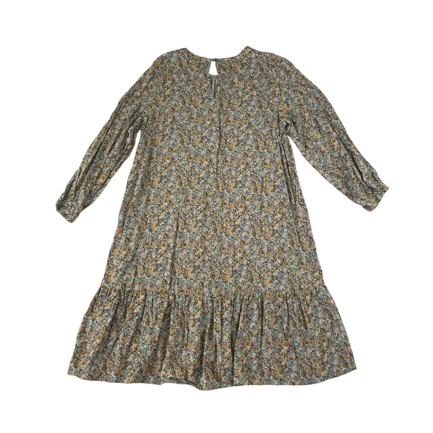 Mantaray dress 9 years multicolour floral print A-line long sleeve