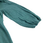 George dress 10-11 years teal plain A-line long sleeve cotton
