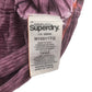 SuperDry t-shirt adult size M purple stripy short sleeve cotton