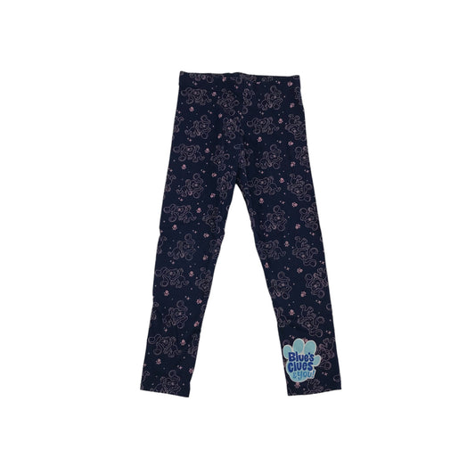 George Leggings Age 5 Navy Graphic Blue's Clues Dog Print Pattern