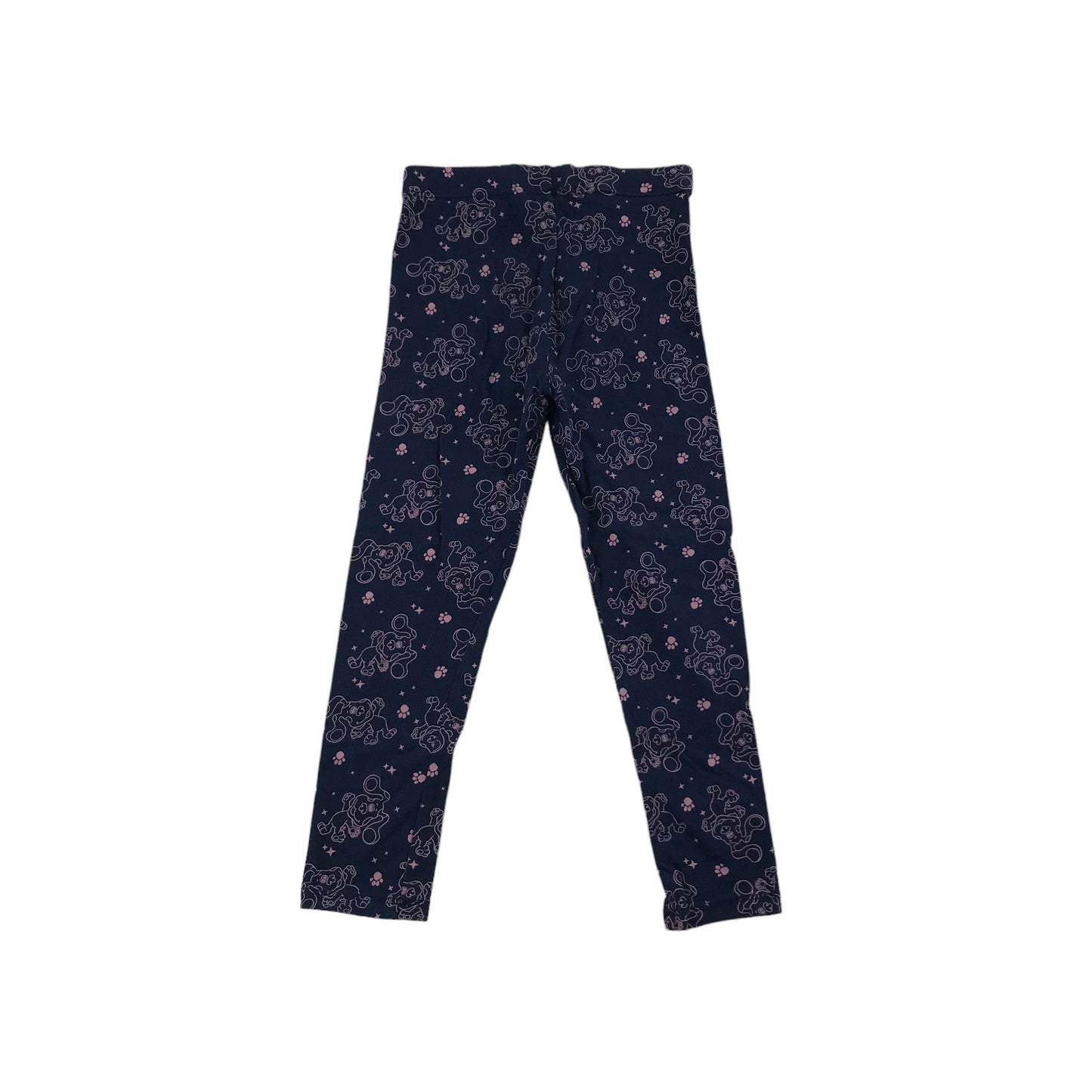 George Leggings Age 5 Navy Graphic Blue's Clues Dog Print Pattern