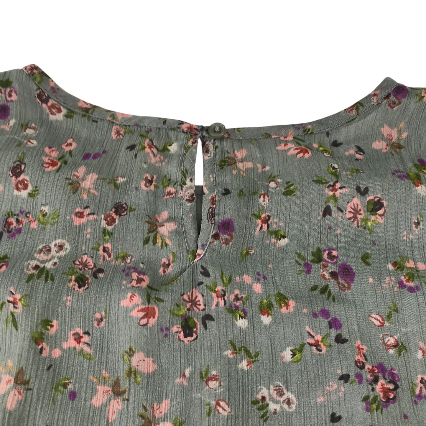 Next dress 11-12 years grey floral design A-line long sleeve