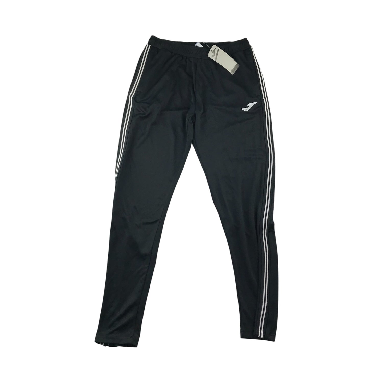 Joma sport joggers adult size L black plain slim leg trackies