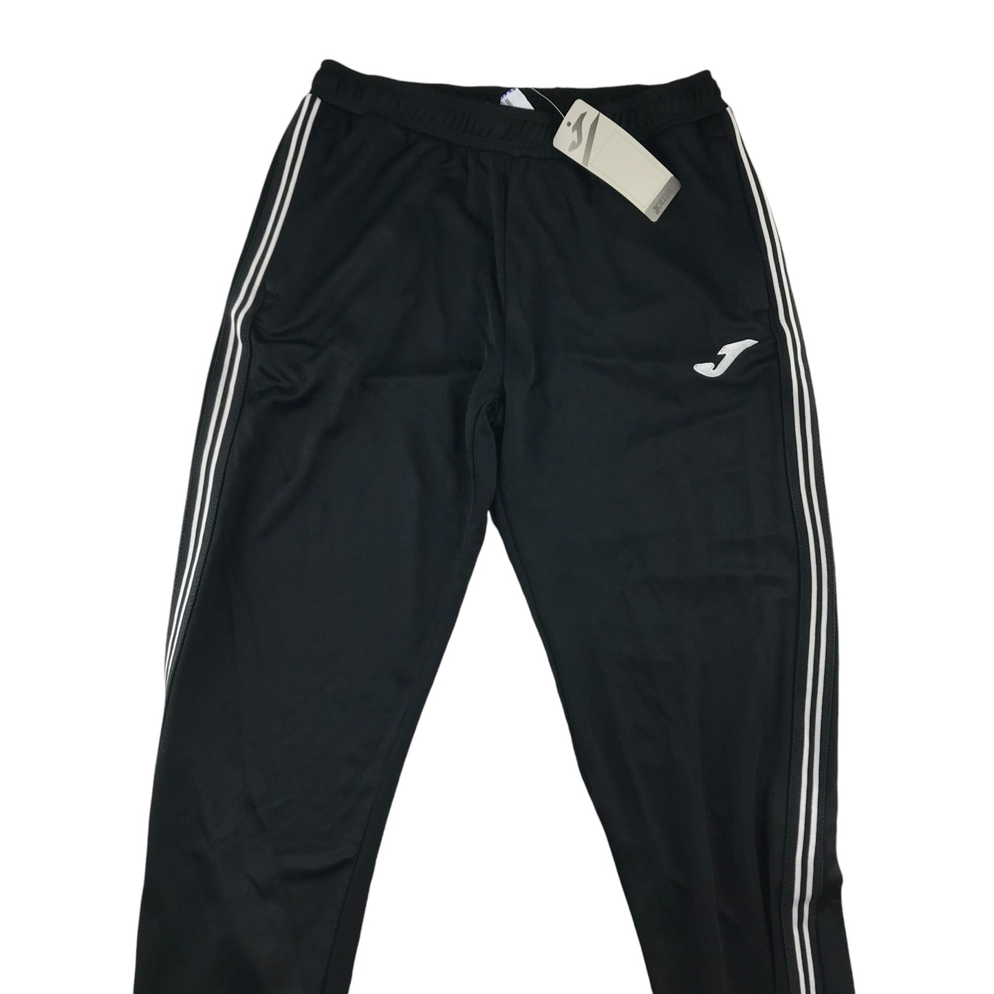 Joma sport joggers adult size L black plain slim leg trackies