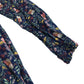 The Prairie dress 6-7 years blue owl and floral print A-line long sleeve