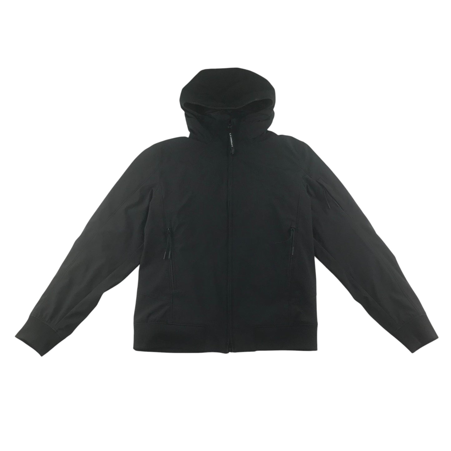 CP Company Shell-R light windbreaker jacket with hood size 50 medium chest 98/102 black hooded full zipper