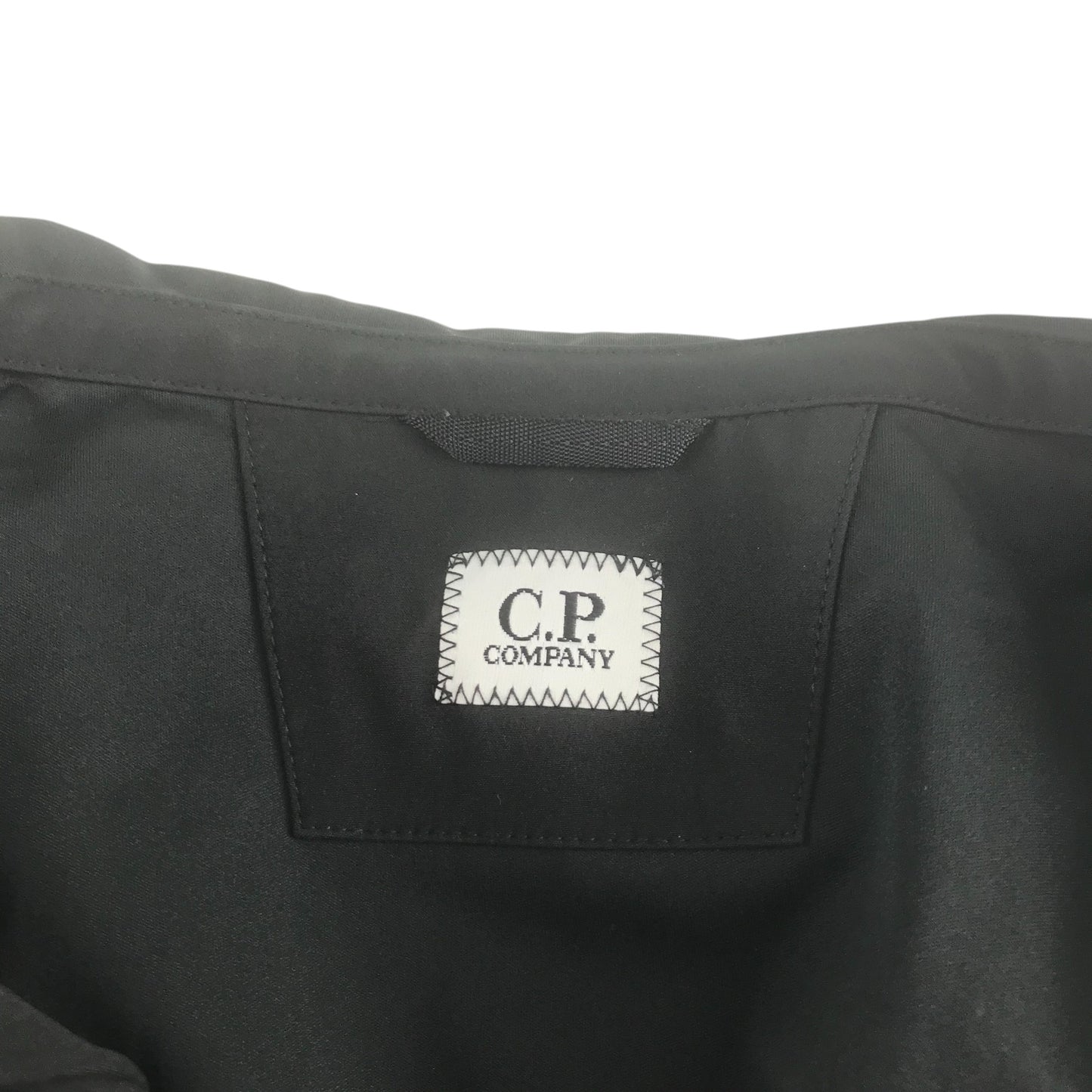 CP Company Shell-R light windbreaker jacket with hood size 50 medium chest 98/102 black hooded full zipper