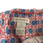 Monsoon dress 5-6 years blue and red graphic print