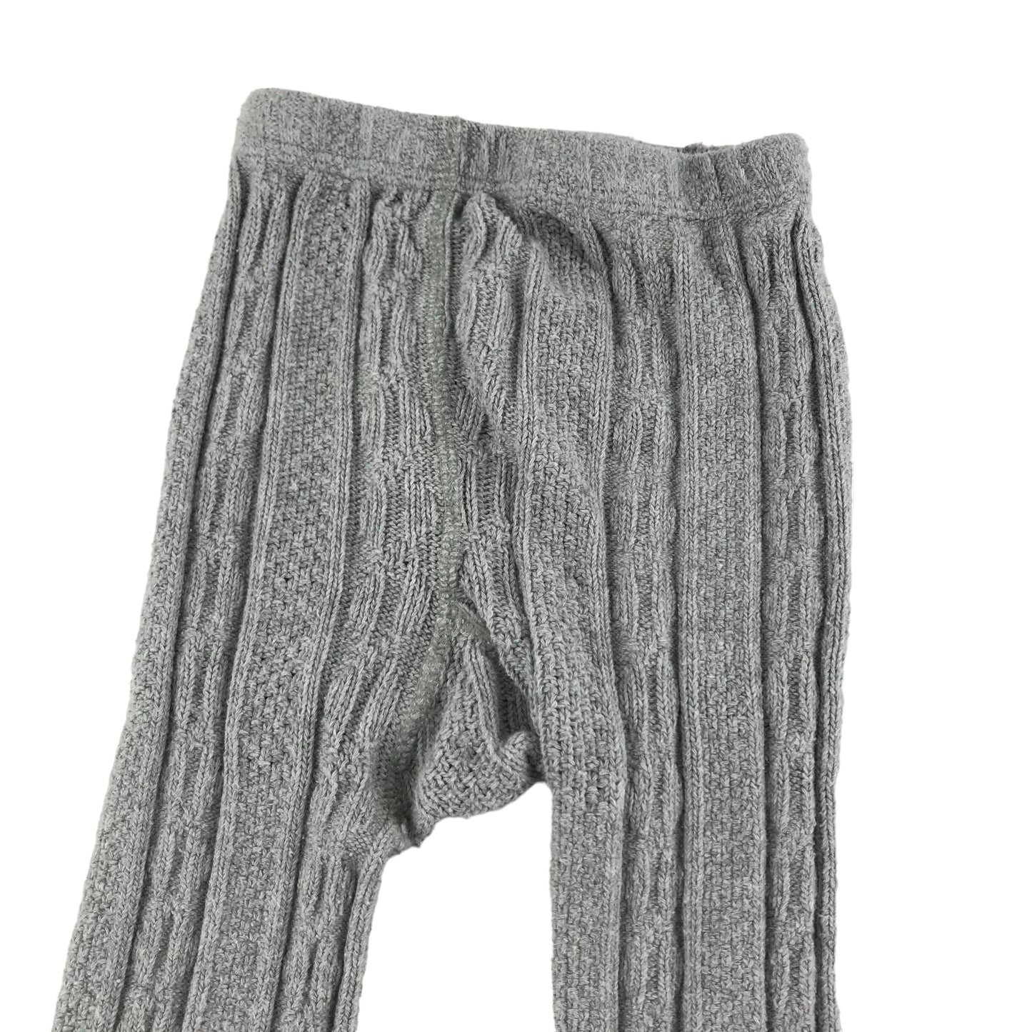 Boden Leggings Age 5 Grey Knit Pattern Stretchy