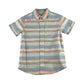 Debenhams shirt 5-6 years multicolour stripy pattern short sleeve cotton