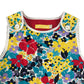 Little Bird dress 6-7 years multicoloured floral print design cotton